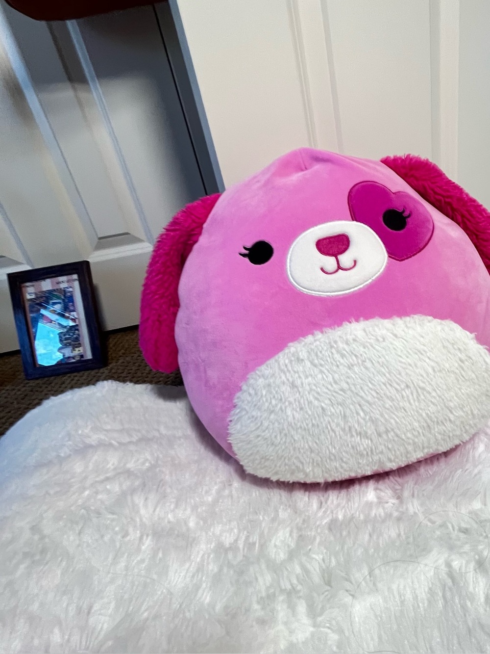 Pink doggy squish mallow